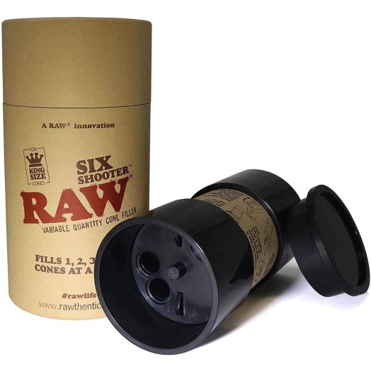 RAW Six Shooter for King Size Cones | Cone Loader Filling Device | Fills 1,2,3, or 6 Cones at a Time!