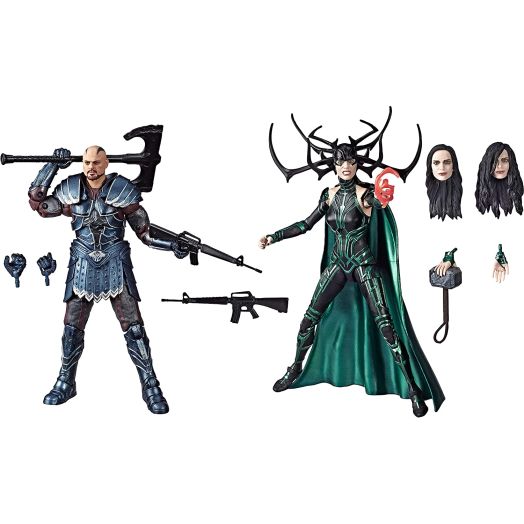 Marvel Legends Series Thor: Ragnarok 6"-Scale Movie-Inspired Skurge and Marvel's Hela Collectible Action Figure 2 Pack