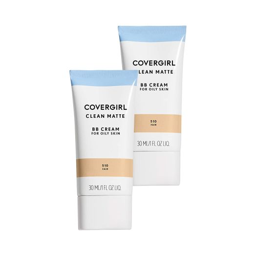 Covergirl Clean Matte Bb Cream Fair 510 for Oily Skin, 1 Fl Oz (2 Count)
