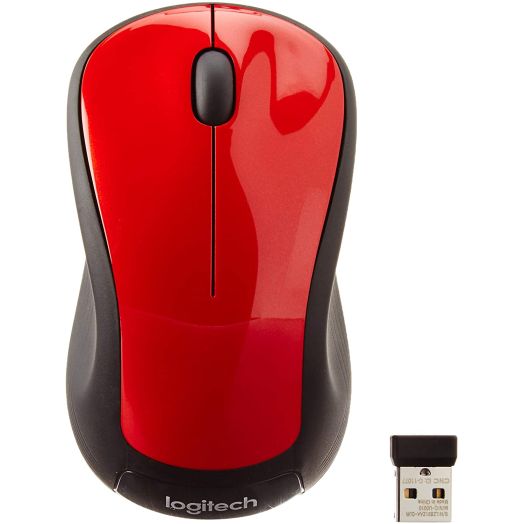 Logitech M310 red Full Size Wireless Mouse