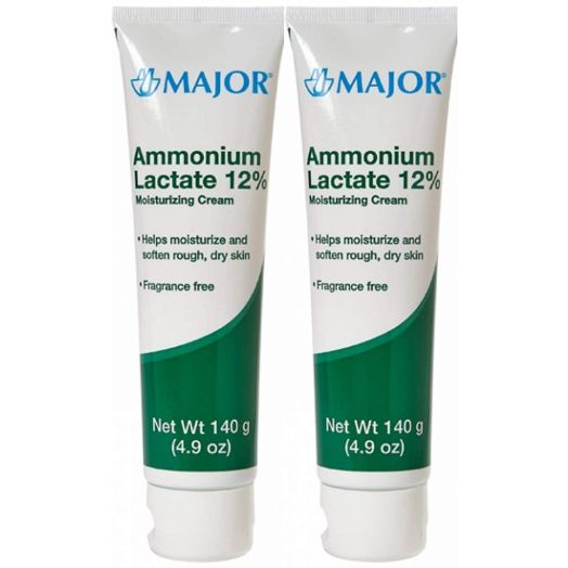 (2 Pack) MAJOR AMMONIUM LAC 12% CREAM AMMONIUM LACTATE-12% White 140 GM UPC 309045983485