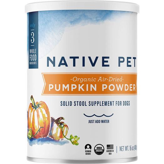 Native Pet Organic Pumpkin for Dogs (8 oz, 16 oz) - All-Natural, Organic Fiber for Dogs - Mix with Water to Create Delicious Pumpkin Puree - Prevent Waste with a Canned Pumpkin Alternative!