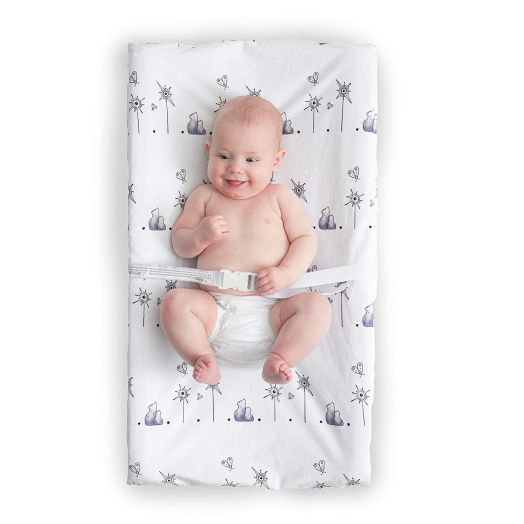 JumpOff Jo Waterproof Fitted Changing Pad Cover Soft Plush Minky Fabric - Bears