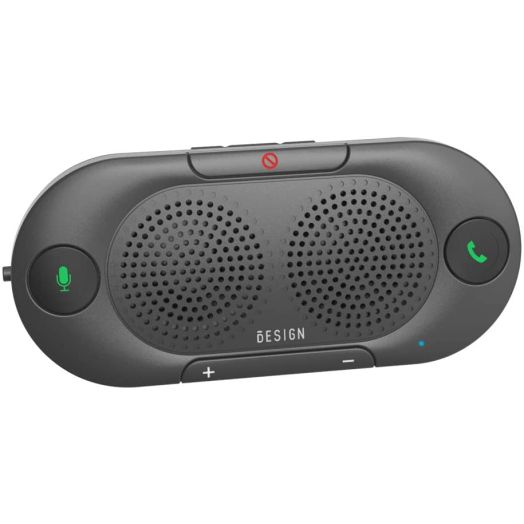 Besign BK06 Bluetooth 5.0 in Car Speakerphone with Visor Clip, Wireless Car Kit for Handsfree Talking, Motion Auto on, Siri Google Assistant Support