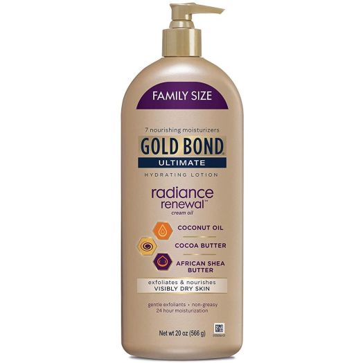 Gold Bond Ultimate Radiance Renewal Hydrating Lotion for Visibly Dry Skin, Family Size 20 oz.