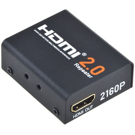 4K2K 1080P 3D HDMI Booster, JerGO HDMI 2.0 Signal Amplifier Repeater Boost Up to 200ft Transmission Distance 18Gbps Bandwidth for HDTV,PS4, Oculus and More (HDMI 2.0)