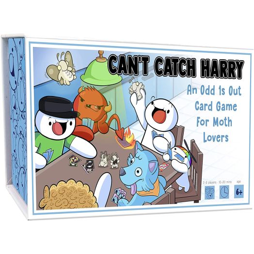 TheOdd1sOut Can't Catch Harry Board Game, Merch Made by James Rallison, Can You Catch Harry The Moth