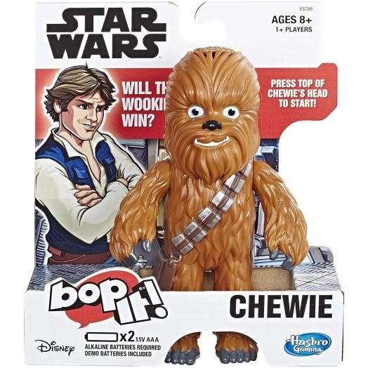 Hasbro Gaming Bop It! Electronic Game Star Wars Chewie Edition for Kids Ages 8 and Up