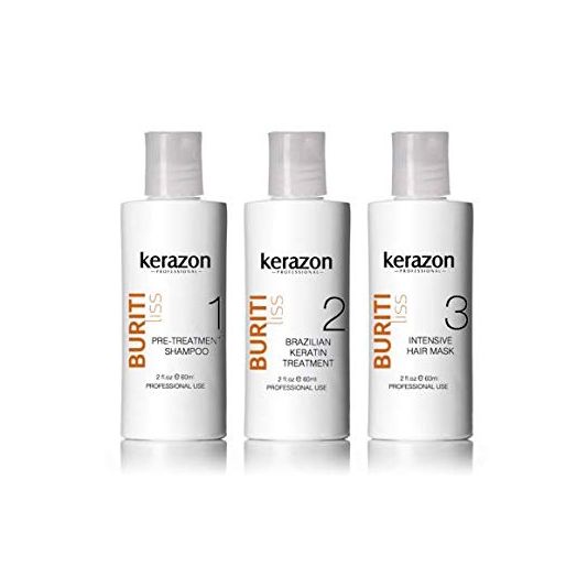 Brazilian Keratin Treatment Complex Blowout KERAZON kit 2oz/60ml - Tratamiento de Keratina Queratina Brasilea para Alisar Importada