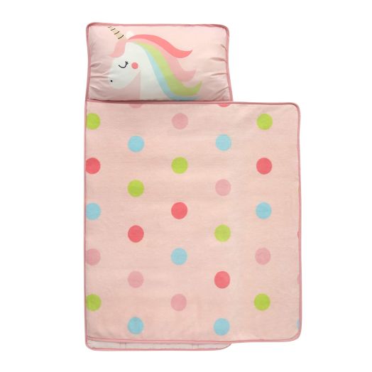 Lambs and Ivy Unicorn Nap Mat, Pink