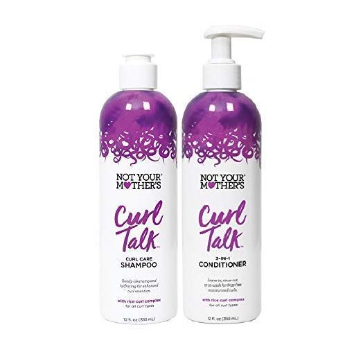 Not Your Mother's Curl Talk Shampoo and Conditioner Set, 12 Fl Oz Each