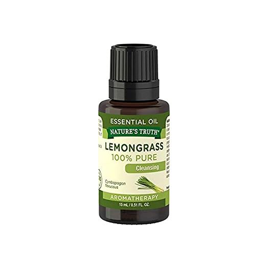 Nature's Truth 100% Pure Lemongrass Essential Oil, 0.51 Fluid Ounce