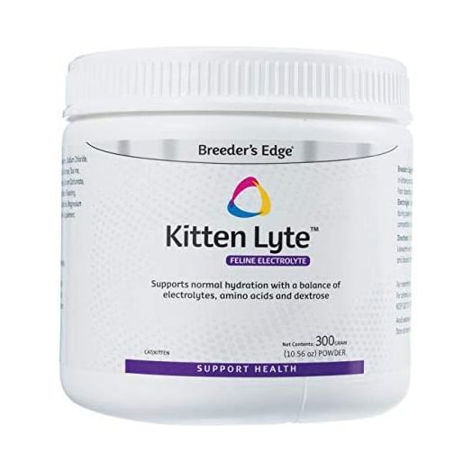 Revival Animal Health Breeders' Edge Kitten Lyte- Feline Electrolyte Supplement for Cats and Kittens- 300 gm