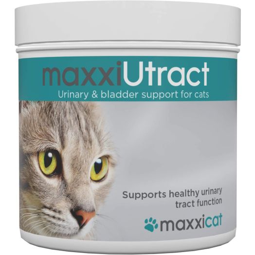 maxxicat maxxiUtract Urinary and Bladder Supplement for Cats Helps Prevent UTI Recurrence, Support Feline Bladder Control and Urinary Tract System Health Cranberry Formula Powder 2.1 oz
