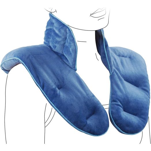Calming Comfort ThermaComfort Weighted Hot Neck Shoulder Wrap- Deep Pressure Therapy, Herbal Aromatherapy, Comfort Fit Design- 3 lbs