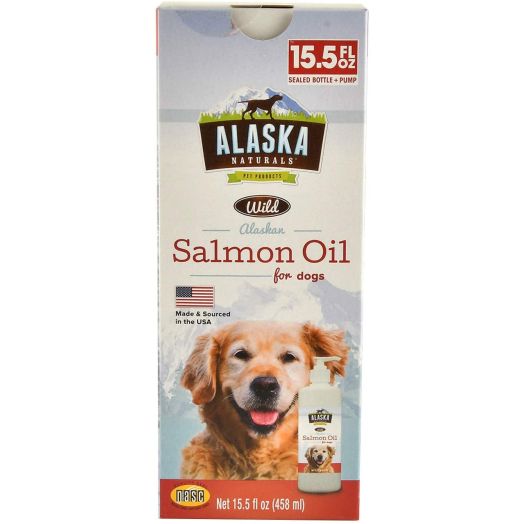 Alaska Naturals Wild Alaska Salmon Oil Original for Dogs (15.5 oz)