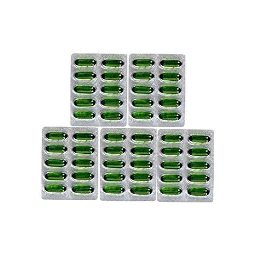 50 Evion Capsules Vitamin E For Glowing Face,Strong Hair,Acne,Nails, Glowing Skin 400mg