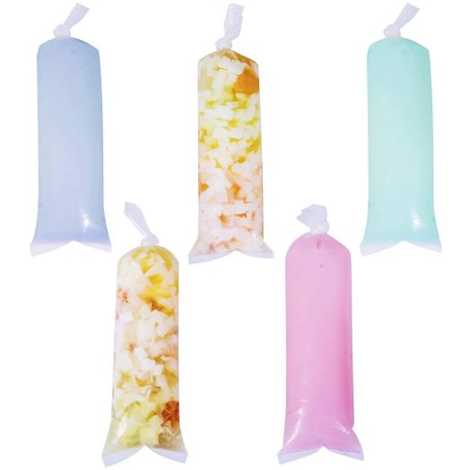Ozera 150 Pack Popsicle Bags, Disposable Freeze Ice Pop Bags, Ice Candy Bags for Making Ice Pop, Yogurt, Ice Candy, Otter Pops or Freeze Pops