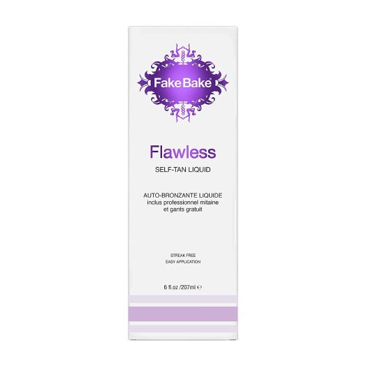 Fake Bake Flawless Self-Tanning Liquid Spray, Includes Professional Tanning Mitt To Ease Application, 6 oz (Pack of 2)