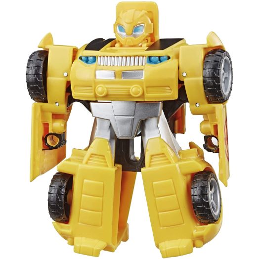 Transformers Playskool Heroes Rescue Bots Academy Bumblebee Converting Toy Robot, 4.5" Action Figure, Toys for Kids Ages 3 and Up