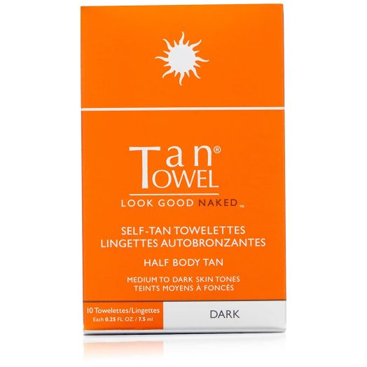 Tan Towel Half Body Tan Dark, 0.25 fl. oz.