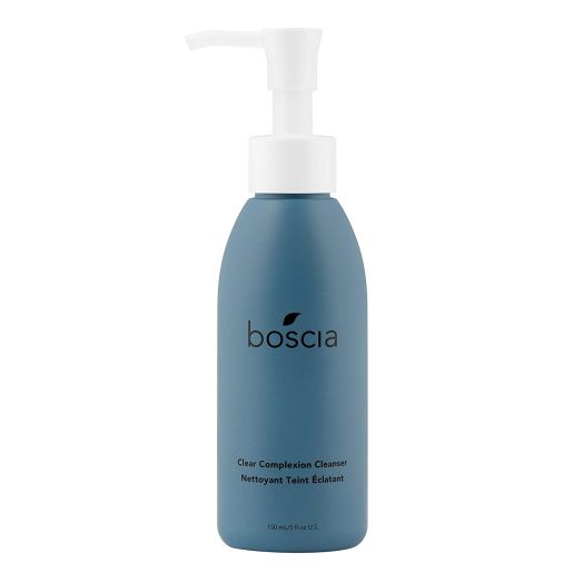 boscia Clear Complexion Cleanser - Vegan, Cruelty-Free, Natural and Clean Skincare | A daily Gentle Exfoliating Cleansing Gel Face Wash, 5 fl oz