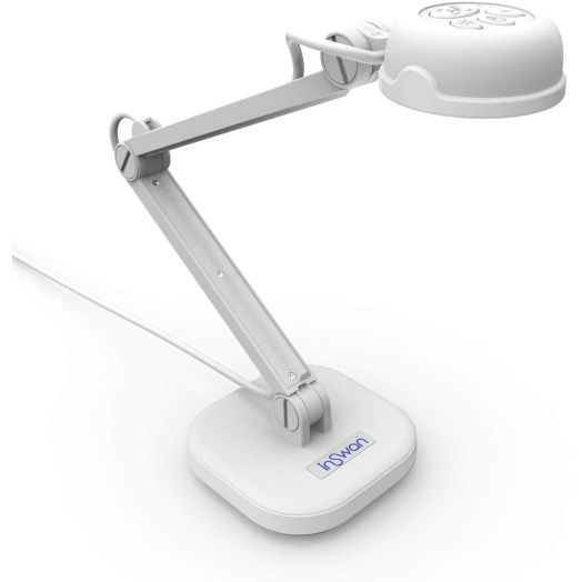INSWAN INS-1 Tiny 8MP USB Document Camera with Auto-Focus and LED Supplemental Light, Excellent for Distance Education and Web Conferencing