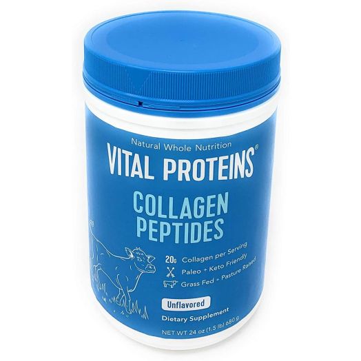 Vital Proteins Collagen Peptides - Pasture Raised, Grass Fed, Paleo Friendly, Gluten Free, Single Ingredient (24 Ounce)