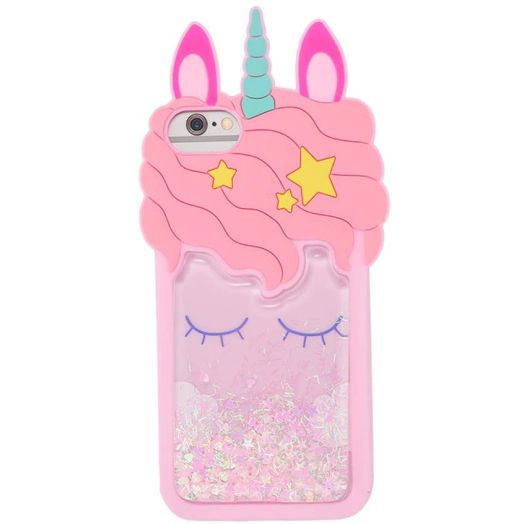 Quicksand Unicorn iPod Touch 7(2019)/Touch 5/Touch 6 Case,Awin 3D Cute Unicorn Dynamic Liquid Bling Glitter Soft Silicone Rubber Case for iPod Touch 5/Touch 6/iPod Touch 7(2019)(Quicksand Unicorn)