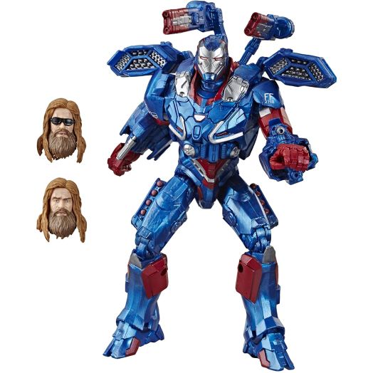 Avengers Marvel Legends Series Endgame 6" Collectible Action Figure Iron Patriot Collection, Includes 4 Accessories