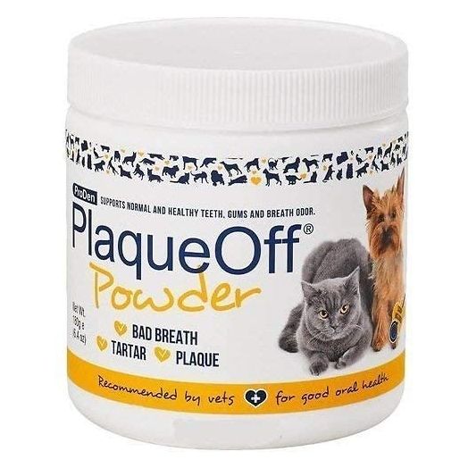 Plaque Off VETS ProDen Powder Dog and Cat Supplement, 180 g jar