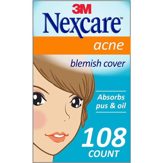 Nexcare Acne Cover, 108 Count, Invisible, Drug Free