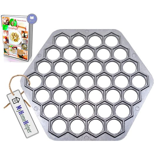 Russian Ravioli Maker Dumplings Mold - Pelmeni Maker - Pelmeni Metal Mold - Pelmeni Meat Dumplings - Dumplings Maker - Siberian Pelmeni Meat - Dumpling Maker Machine - Ravioli Cutter 1302439