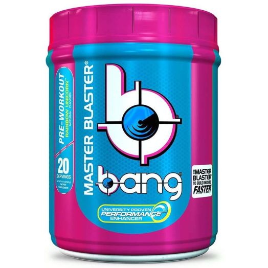 VPX Bang Pre-Workout Master Blaster Rainbow Unicorn 20 Servings