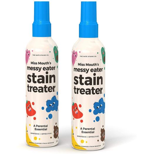 Miss Mouth's Messy Eater Baby Stain Remover Spray Kids Stain Remover Non Toxic Stain Treater (120ml, 4 oz Spray Bottles) | 2 Pack