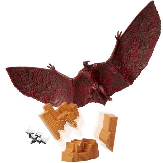Godzilla King of The Monsters: 6" Rodan Articulated Action Figure with Osprey Helicopter and Destructible City
