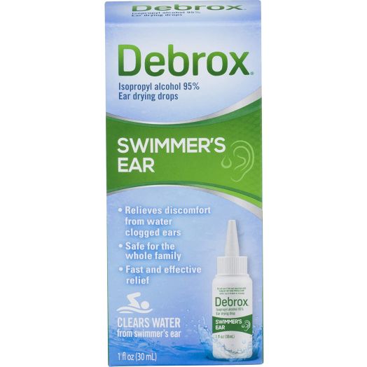 Debrox Swimmer's Ear Drying Drops, 1 oz, Clears Water from Swimmer's Ear