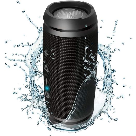 TREBLAB HD7 - Mini Portable Bluetooth Speaker Wireless - 12W Stereo, 360HD Sound w/Bass, TWS Dual Pairing, w/Mic - Waterproof Small Wireless Speaker w/Bike Mount Hole for Outdoor, Travel, Beach