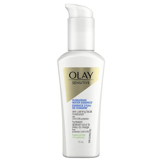 Calming Face Moisturizer by Olay Sensitive with Sunscreen, SPF 15, Fragrance-Free, 2.5 fl oz.