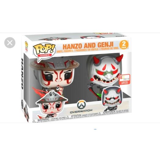 Pop Funko Hanzo and Genji 2-Pack E3 2019 Limited Edition