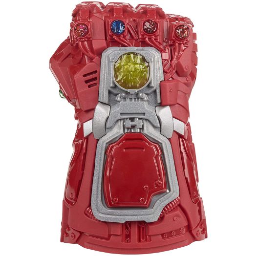 Avengers Marvel Endgame Red Infinity Gauntlet Electronic Fist Roleplay Toy with Lights and Sounds for Kids Ages 5 and Up