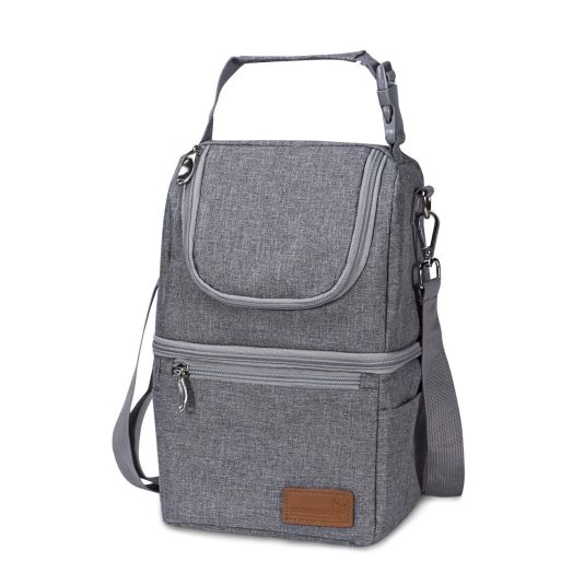 Insulated Baby Bottle Bag, Momcozy Multi-Function Breastmilk Cooler Bag and Lunch Bag, Fit as Wine Carrier or for Milk Bottles Like Dr. Brown, Comotomo, Philips Avent, Nuk, Lansinoh, etc.