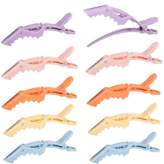 Framar Pastel Hair Clips 10 pcs - Hair Clips For Women, Premium Hair Clip, Clips for Hair, Alligator Hair Clips for Styling