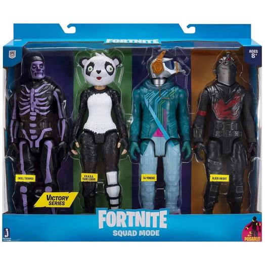 Epic Games Fortnite Squad Mode Victory Series 12" Posable 4 Pack Action Figures