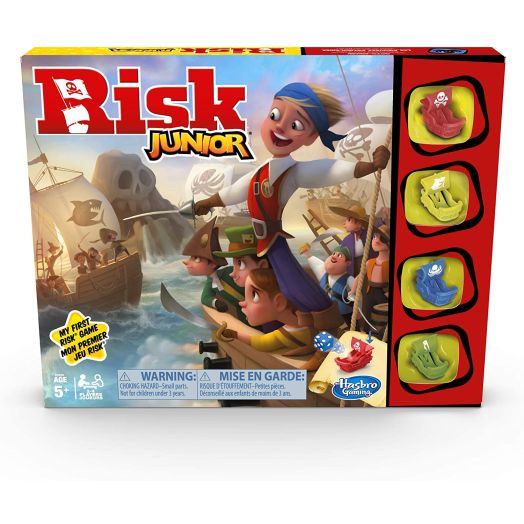 Hasbro Gaming Risk Junior Game: Strategy Board Game, A Kid's Intro to The Classic Risk Game for Ages 5 and Up
