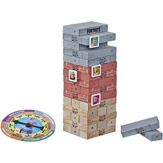 Hasbro Gaming Jenga: Fortnite Edition Game, Wooden Block Stacking Tower Game for Fortnite Fans, Ages 8 and Up