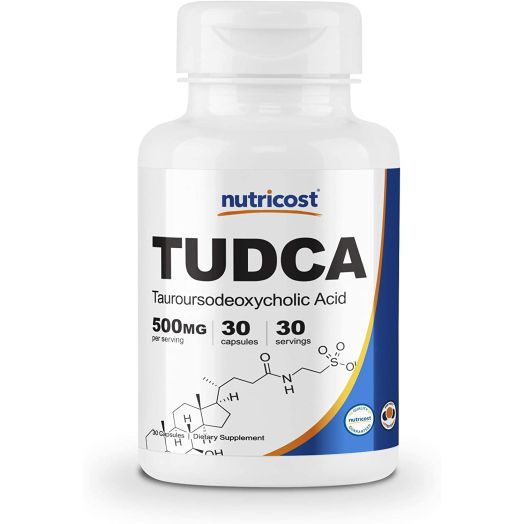 Nutricost Tudca 500mg, 30 Capsules (Tauroursodeoxycholic Acid) - Premium Quality, Gluten Free