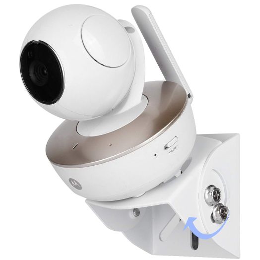 Adjustable Angle Wall Mount for Motorola Baby Monitor, Infant Optics DXR-8, Samsung, Babysense, HelloBaby, Arlo and Most Universal Monitors Camera, Aluminum Alloy Material