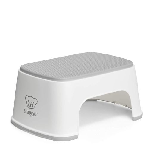 BabyBjrn Step Stool, White/Gray