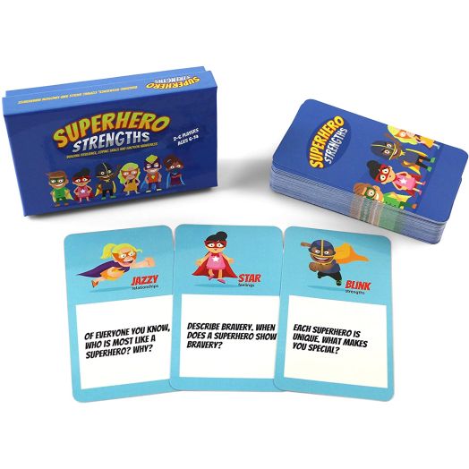 Superhero Strengths: Building Resilience, Coping Skills, and Emotion Awareness Card Game